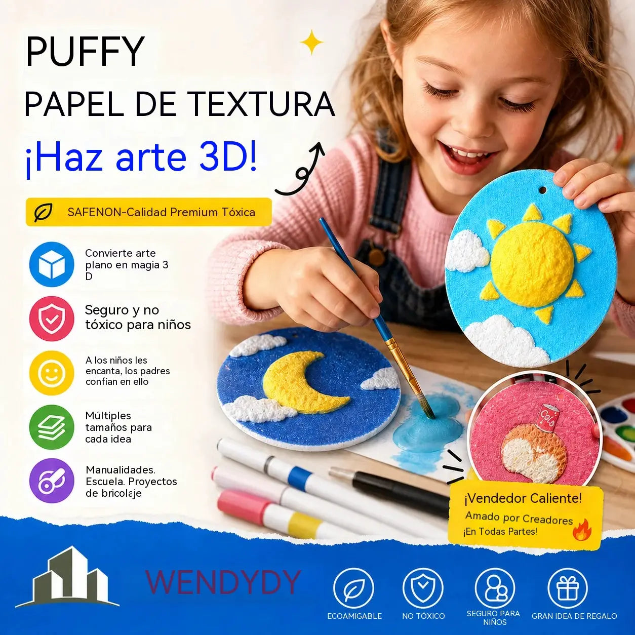 🎄Különleges meglepetésajánlat! 🔮Mesterítsd el a rajzolás varázsát! 👩‍🎨Habszivacs textúrájú rajzpapír🎁