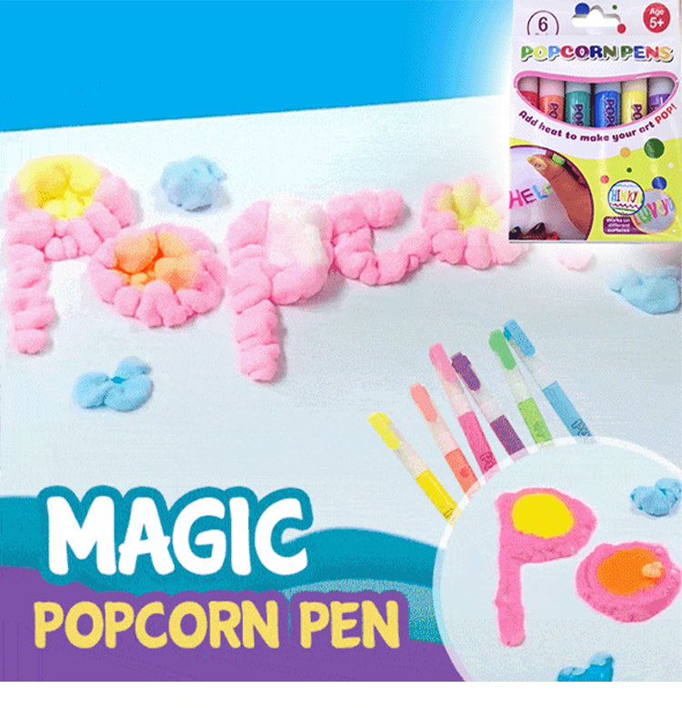 🎁【Vásárolj 1-et, kapsz 2-t ingyen】【2 darab 8300 Ft】3D nyomtatótoll gyerekeknek: Popcorn buborék rajzolás (DIY)