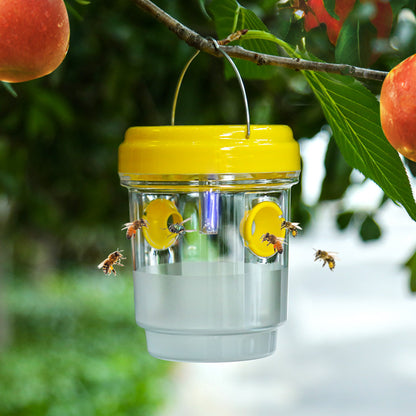 【2 piezas 26 €】🐝☀️ Trampa solar para avispas para patios y jardines 🔋🌿 – Altamente eficiente, recargable, resistente a la intemperie, cubre hasta 500 metros cuadrados.