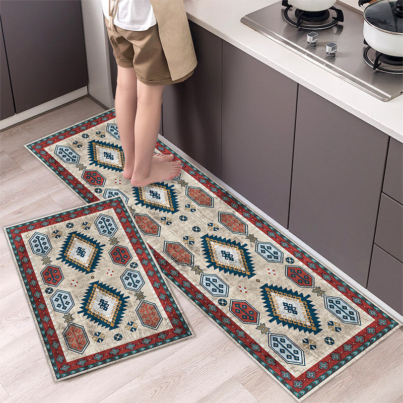 🔥【Compra 1 y llévate 1 gratis】🧽 (40*60 cm + 40*120 cm)✨ Alfombra de cocina de diatomita antideslizante súper absorbente