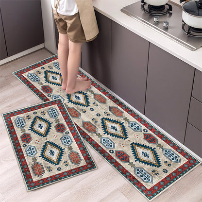 🔥【Compra 1 y llévate 1 gratis】🧽 (40*60 cm + 40*120 cm)✨ Alfombra de cocina de diatomita antideslizante súper absorbente
