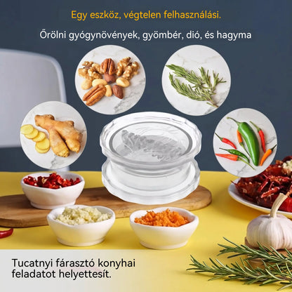 🧄🔄【3 termék 7800 Ft】Kézi fokhagymaprés. Élvezd a 49% kedvezményt!