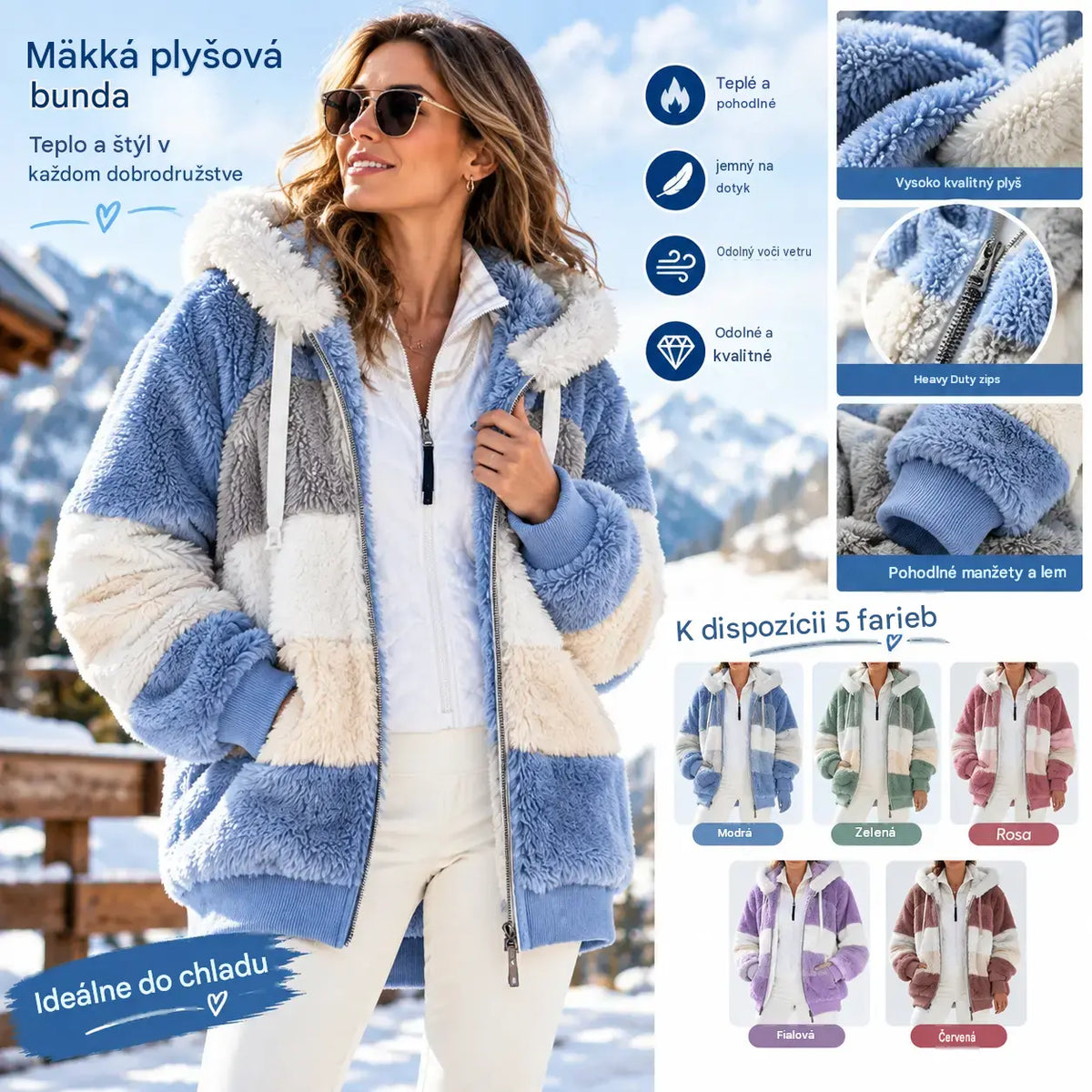☃️Omejena ponudba, 35 % popust❄️【S-5XL】Nova ženska zimska jakna 2026, topla in podložena s plišastimi pasovi