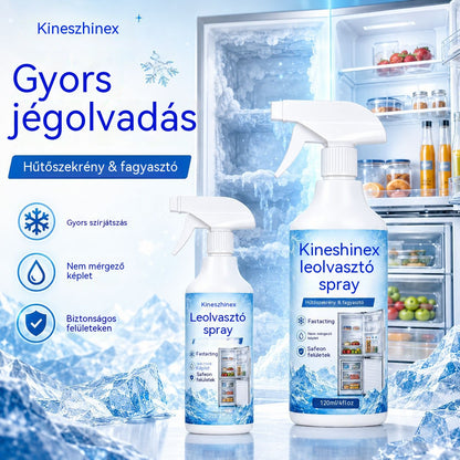 🔥【2 üveg 8700】❄️ Új jégtelenítő spray 2026 🧡 Gyorsan eltávolítható jég a fagyasztóból