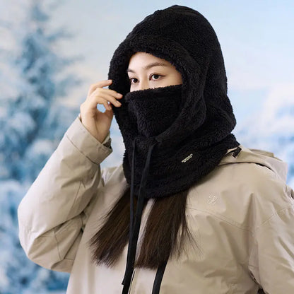 🧣☃Sudadera con capucha de forro polar 3 en 1, una prenda esencial para practicar ciclismo al aire libre en otoño e invierno.