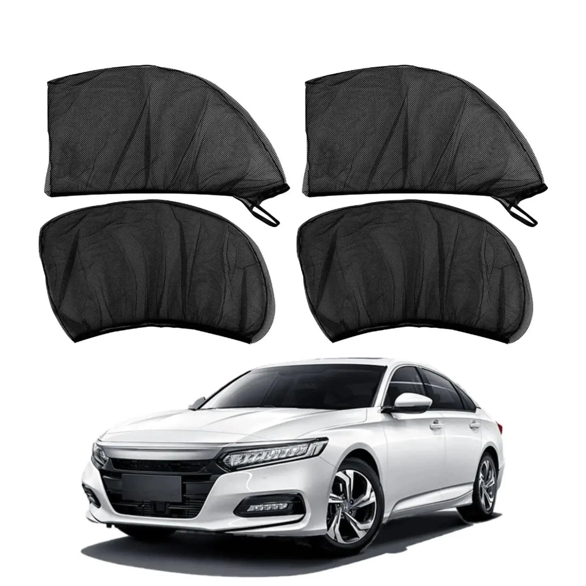 🔥 OFERTA ESPECIAL 🔥 Mosquitera para ventanilla de coche (paquete de 4), cortina parasol, malla protectora contra mosquitos y para mayor privacidad.
