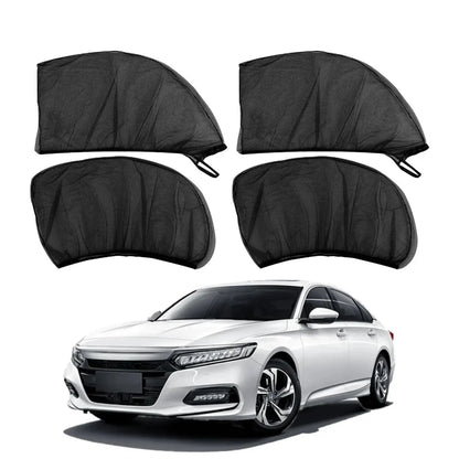 🔥 OFERTA ESPECIAL 🔥 Mosquitera para ventanilla de coche (paquete de 4), cortina parasol, malla protectora contra mosquitos y para mayor privacidad.