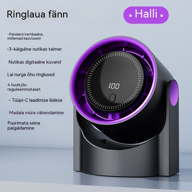 🧊🍃Uus labadeta turbiinitüüpi lauaventilaator (seinale kinnitatav)