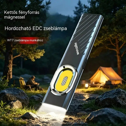 🔥 🔥【Vásárolj 1-et, kapsz 1-et ingyen】| 🔦 Mini COB LED-lámpa mágnessel és csipesszel – világít, miközben nem foglal helyet