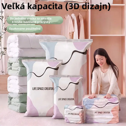 🧳 5 artículos por solo 35 € 💨 Bolsas de almacenamiento al vacío grandes y flexibles: No necesitan bomba de aire, son a prueba de fugas, ideales para ahorrar espacio en tu maleta y en casa ✈️