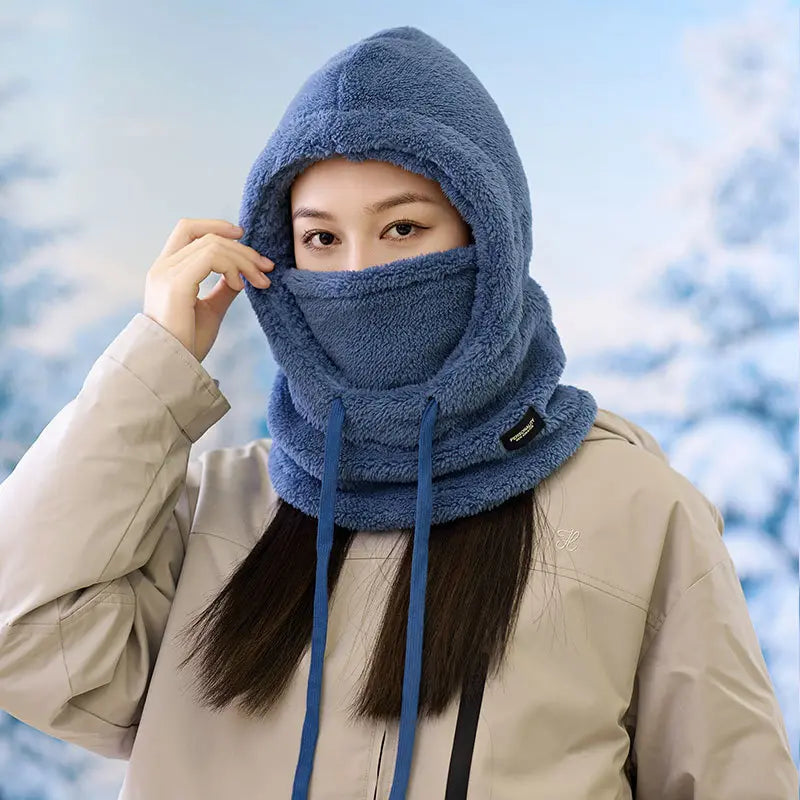 🧣☃Sudadera con capucha de forro polar 3 en 1, una prenda esencial para practicar ciclismo al aire libre en otoño e invierno.