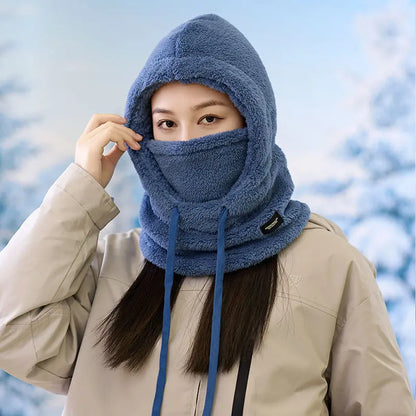 🧣☃Sudadera con capucha de forro polar 3 en 1, una prenda esencial para practicar ciclismo al aire libre en otoño e invierno.