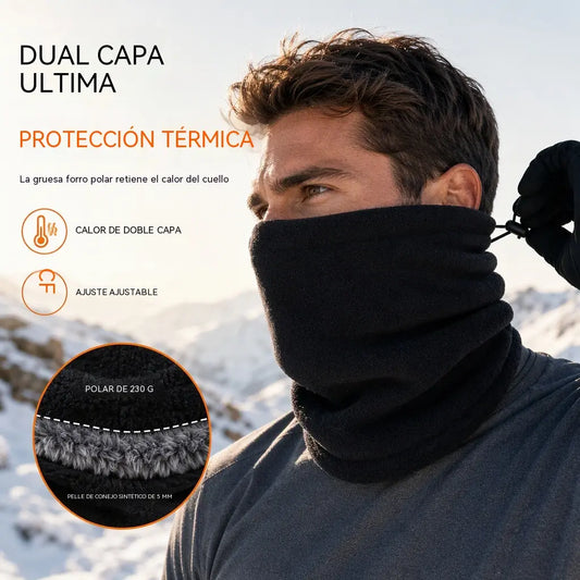 🔥【Compra 1 y llévate 1 gratis】❄️🧣 Calentador de cuello para bicicleta de invierno: protección contra el viento de forro polar de doble capa