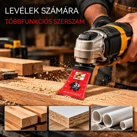 ⚡🛠️【6 darabos készlet: 3 egyenes + 3 szárnyas kialakítású】Japán típusú fűrészlapok multifunkciós szerszámokhoz – 3-szor gyorsabb és pontosabb vágás.