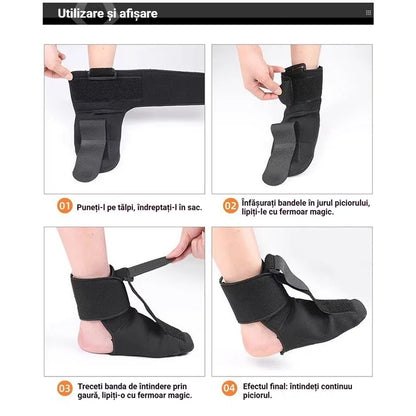 🦶【2 tk】Jalalangetav ortoos - kannavalu leevendamine, hüppeliigese stabiliseerimine ja mugavam kõndimine