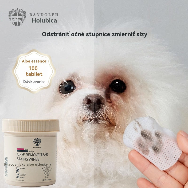 🐕🐈Tisztító törlőkendők háziállatok szemfoltjaihoz 🔥Eltávolítja a könnyfoltokat🔥