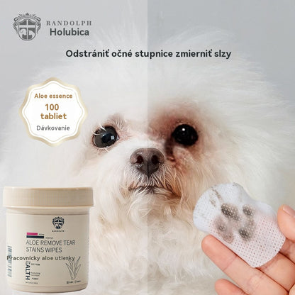 🐕🐈Tisztító törlőkendők háziállatok szemfoltjaihoz 🔥Eltávolítja a könnyfoltokat🔥