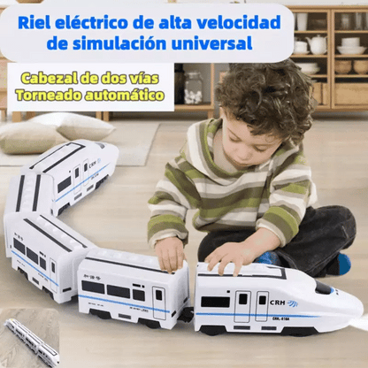🚄 Oktató jellegű és szórakoztató elektromos játékvonat gyerekeknek