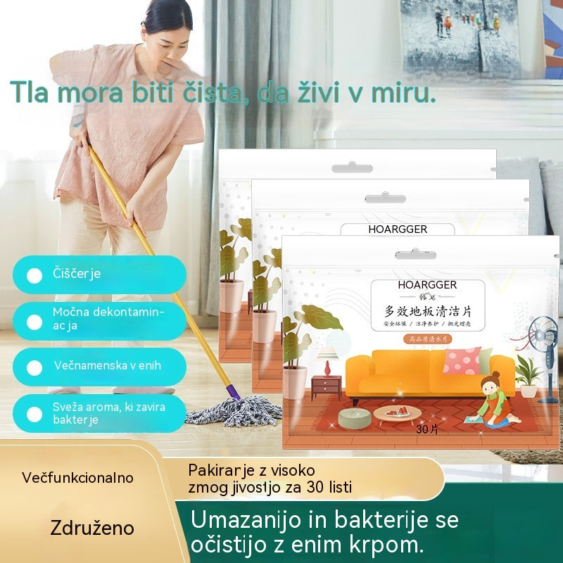 🧹【Nova izboljšava! 210 enot】✨ Antibakterijske in dezodorirajoče večnamenske čistilne tablete | Primerno za lesena, laminatna, ploščicna tla in stene prikolic