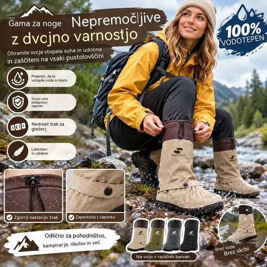 🔥🎁 Zložljive, visoke in vodoodporne prevleke za čevlje: te zaščite za obutev s protizdrsnim podplatom in dvojnim sistemom zapenjanja so posebej zasnovane za vsakodnevne poti in opravke na prostem ter za deževne dni.