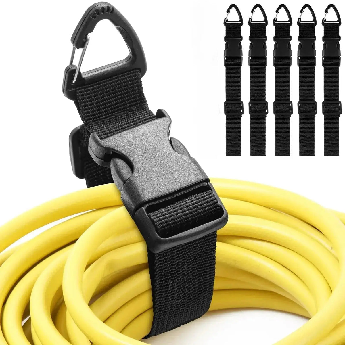 🔥【Compra 5 y llévate 5 gratis】🔥【10 artículos】Correas ajustables para organizar cables de extensión