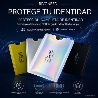 🔥【Compra 50, llévate 50 gratis】🔒💳Fundas con bloqueo RFID para tarjetas de crédito