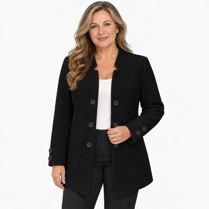 ✨【S-5XL】 Stílusos őszi/téli kétsoros blézer (3 gombos fazon)