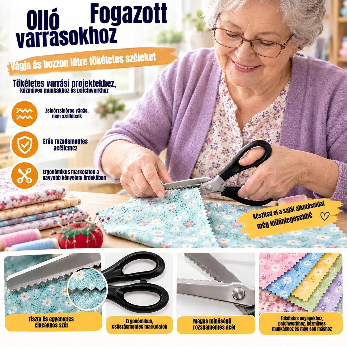 ✂️【2 darab 8900 Ft】🔥Vásárolj 1-et, kapsz 1-et ingyen✂️ Professzionális rózsaszín olló – Éles, rózsaszín olló
