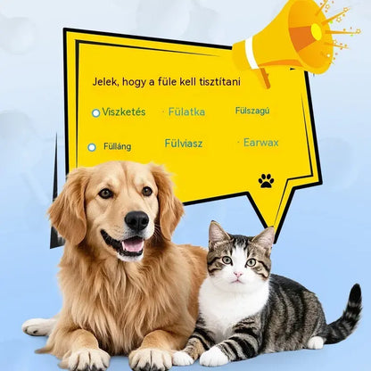 🐶🐱 Fültisztító kutyák és macskák fülviszketésének enyhítésére.