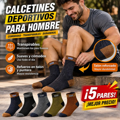 😍🧦【10 pares 26 euros】Calcetines desodorantes de algodón para hombre, nuevos 2026, absorbentes del sudor