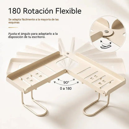 🏡🧼Organizador de estantes plegable de acero para colocar sobre el fregadero, estante de almacenamiento ajustable sin necesidad de taladrar ✅